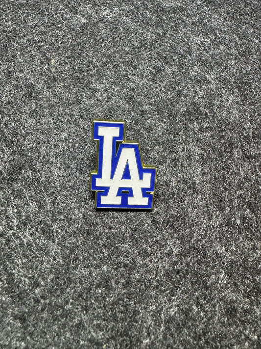 Los Dodgers Gold and Blue Pin